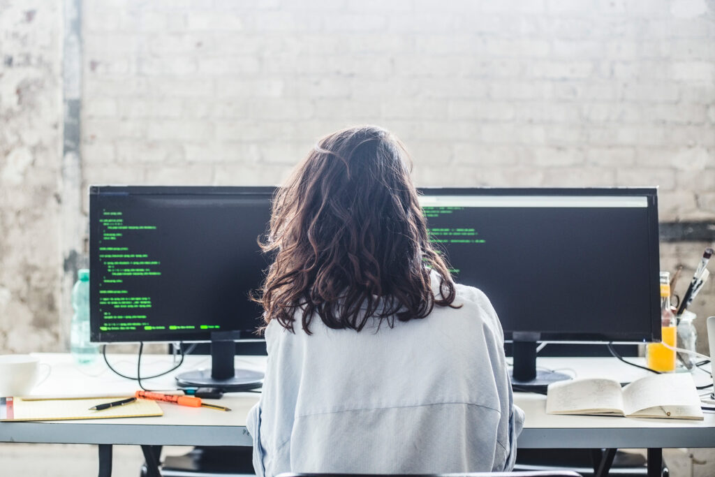 Backend Developer som arbetar