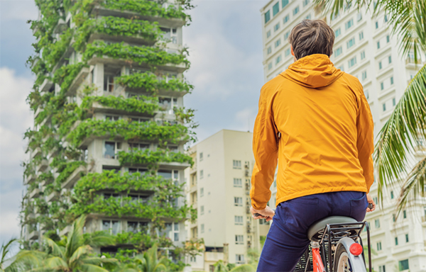 Visuell bild över konceptet Hållbarhet inom Byggsektorn